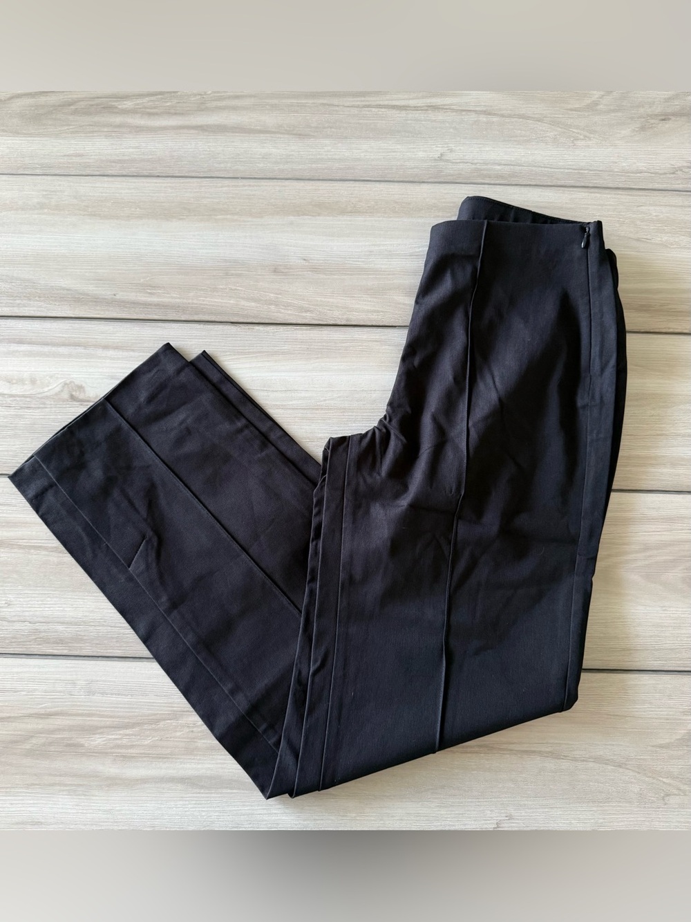 INC International Concepts High Rise Mini Boot Pants Black Size 6 NWT IN PACKAGE